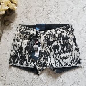 Bleulab Ikat Print Bleach Down Black White 5 Pkt